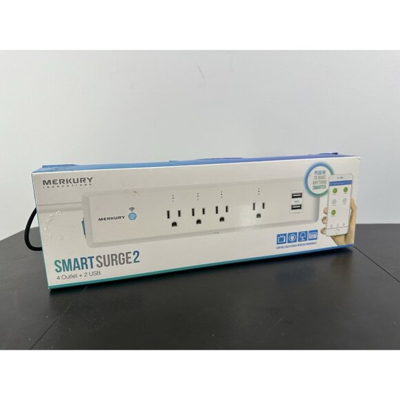 Merkury Smart Surge-2 Multiple Outlet Smart Hub Remote Smart Controller (AR) - Picture 1 of 12